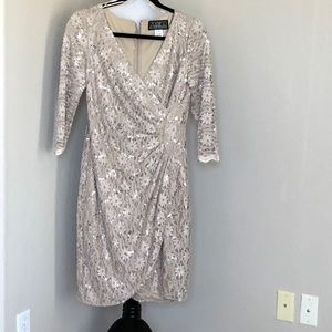 Alex Evenings Lace Sequin